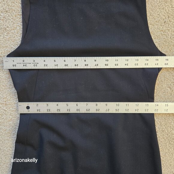 Theory Wool Sheath Dress BLACK - Picture 6 of 10